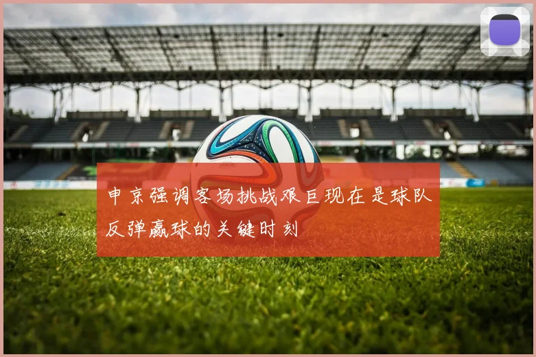 申京强调客场挑战艰巨现在是球队反弹赢球的关键时刻